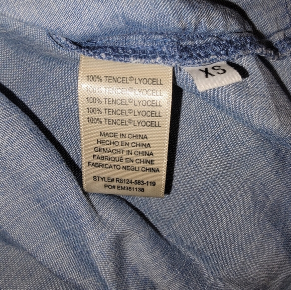 Anthropologie Cloth & Stone Marylou Shirt Dress Size XS - Picture 9 of 10